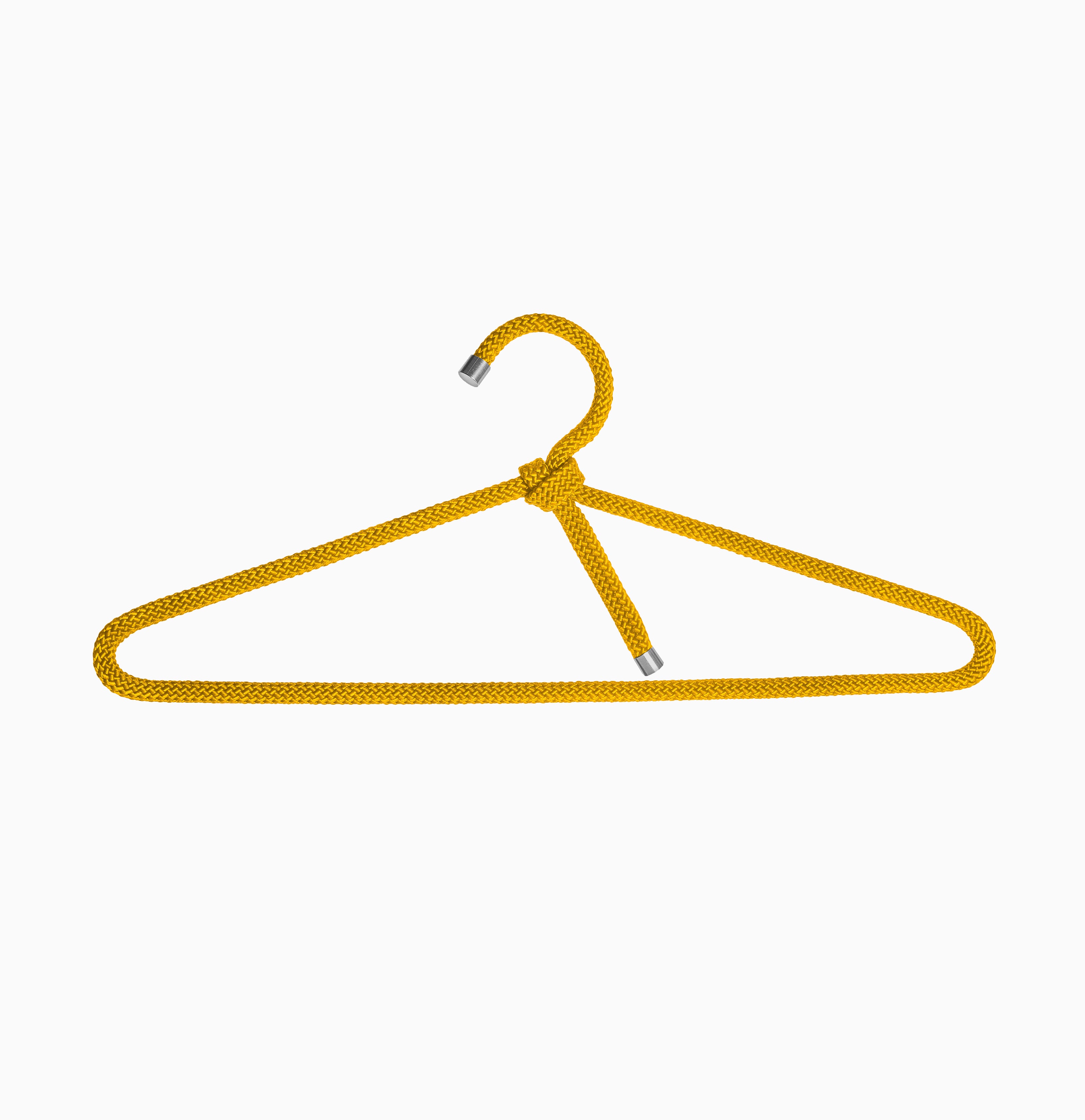 Luxury Woven Rope Hanger - Canary Yellow