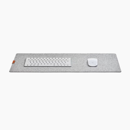 Wool Felt Desktop Pad - Light Grey