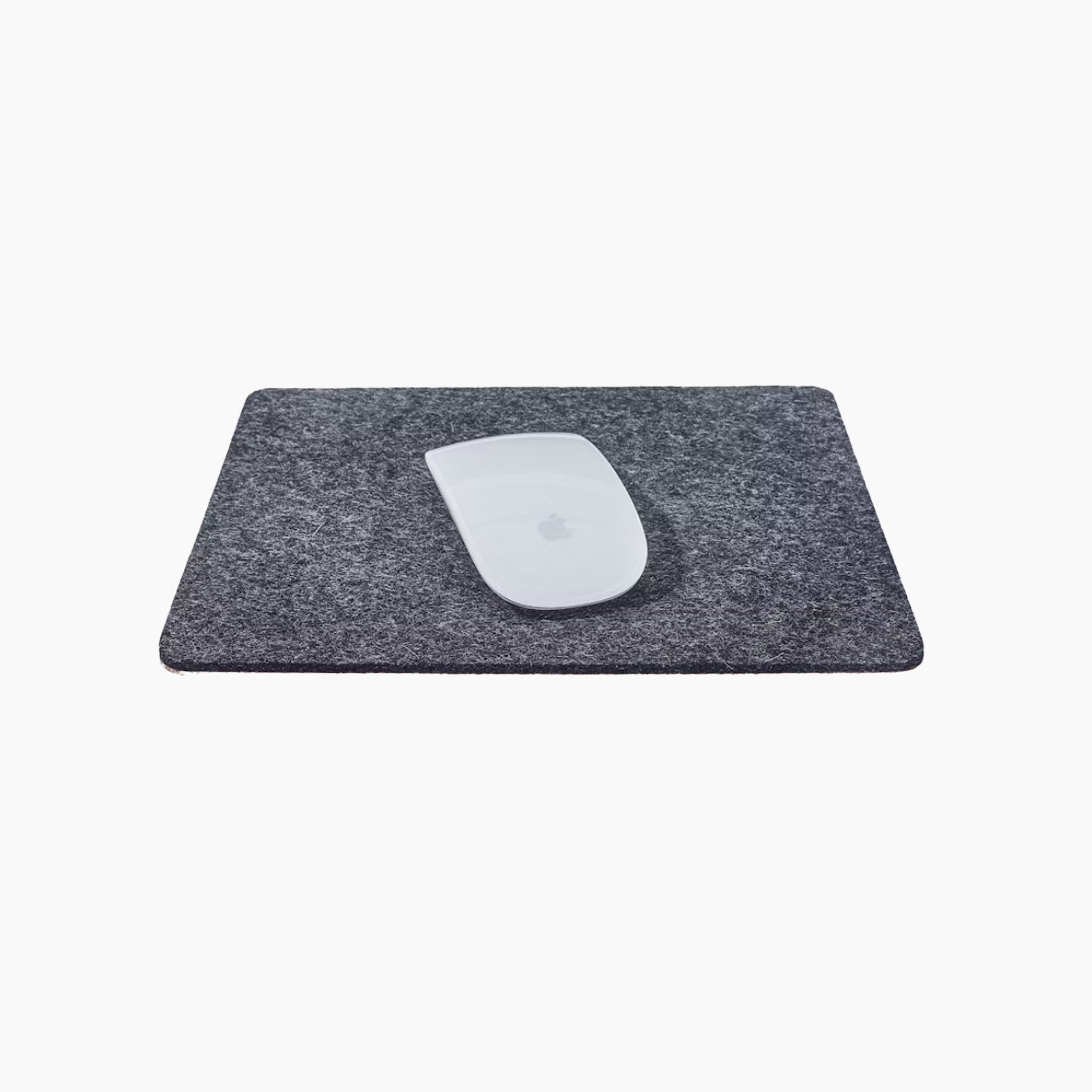 Mouse Pad - Wool Felt - Dark Grey