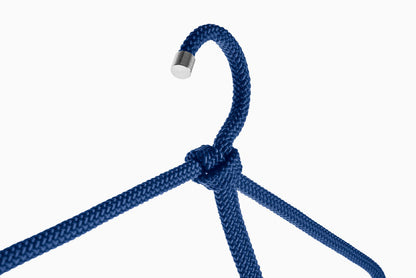 Luxury Woven Rope Hanger - Navy Blue