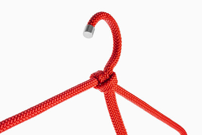 Luxury Woven Rope Hanger - Ruby Red